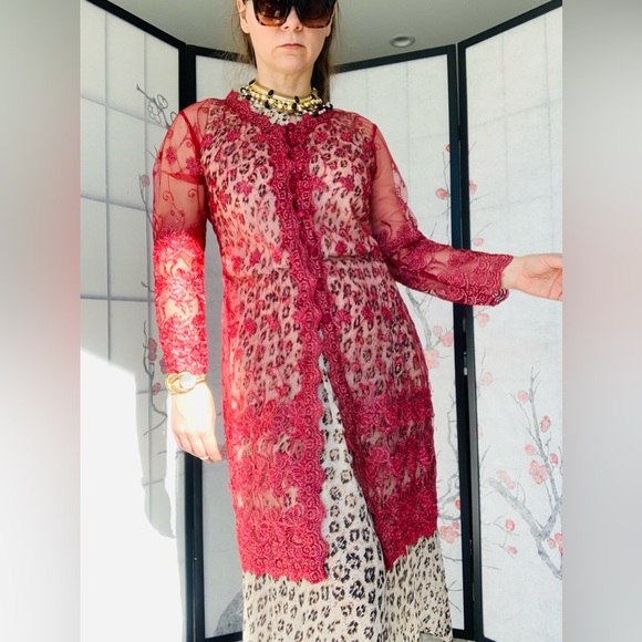 Anthropologie Metallic Mesh Mermaidcore Indie Sleeze INDIAN Tribal Core Dress - Picture 14 of 16